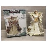 Fabric Mache Angel Centerpiece Display w/ Box