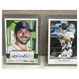 Topps Signed Baseball Cards - Tom Murphy & Morland