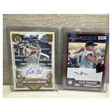 (2) Rookie Card Signature