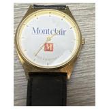 Montclair Advertising Watch w/ leather band