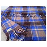 100% Wool Faribo Throw / Lap Blanket - Great For