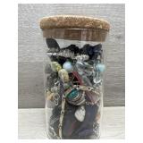 Jar of Jewelry and Watches