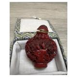 Cinnamon Wood Snuff Bottle