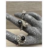 (3) Fashion Rings