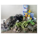 Fish Tank Aquarium Lot - Water Filters, Tank
