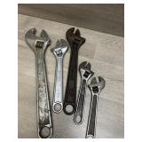 Crescent Wrenches 12";10";8" (2) 6"