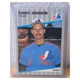 1989 Fleer Randy Johnson Expos Rookie Card