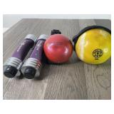 (2) Medicine Balls & (2) 5lb Dumbbells - Start