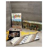 West Point pennant ; Empy Model Box; Jamboree a