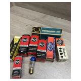 Vintage Tubes and Lamp