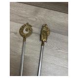 (2) Metal Skewers - BbQ with an Astrological Theme