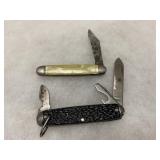 (2) Vintage Collectible Pocket Knives