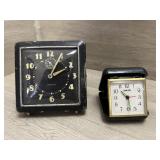 (2) Alarm Clocks - Westclox and Equity