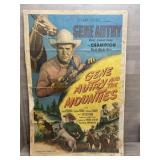 Original Gene Autry & The Mounties Poster 50/675