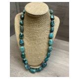 24" Turquoise Beaded Necklace