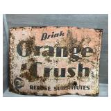 Drink Orange Crush Refuse Substitutes Metal