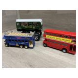 (3) Diecast Buses
