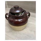 Bean Crock Full of Vintage Buttons