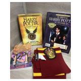 (3)Harry Potter Books and Scarf