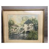 Waterfalls in Drance By Paul Emile Lecomte -