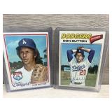 1977;1978 Don Sutton Baseball Cards