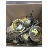 Oodles and Oodles of Oil Lamp Parts and Pieces