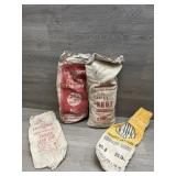 (4) VTG Shot/Lead Cotton Bags