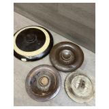 (4) Crock Lids