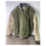Vtg Basic Edition 100% Leather Jacket Menï¿½s Size