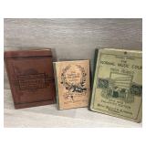 (3) Antique Books- Grammar; Early Reader and