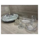 Crystal Tidbit Tray and More