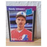 1989 Donruss Randy Johnson Expos Rated Rookie Card
