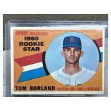 1960 Topps Baseball Rookie Star Tom Borland