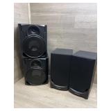2 pr Bookshelf Speakers