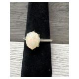 Ethiopian Opal and Sterling Ring. 2.75ct