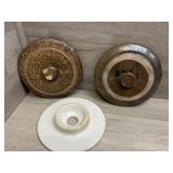 (3) Crock Lids - Butterchurn and 2 Others