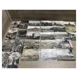 (25) Black & White Postcards - Most Are Unused -