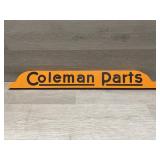 Vtg Coleman Parts Header Display