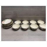 Desert Rose Teacups & Saucers