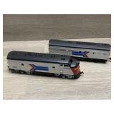 (2) Unmarked Engines Amtrack Ho