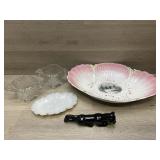 Vintage Glass Lot - Milk Glass Limoge