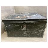 Antique Heavy Duty Ammo Storage Box Marked J.B.