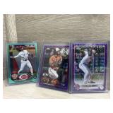 (3) #ï¿½d  Baseball Cards