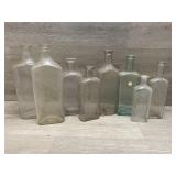 (6) Antique Medicine Bottles / With Some
