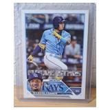 2023 Topps Wander Franco Future Stars Rays Card