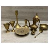 Lot Of Small Brass Items -