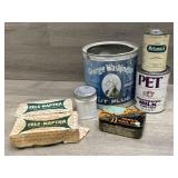 Vtg Advertising Tins & More -