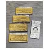 (5) NOS 'Boye' Burnished Egg Eyed Needles