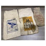Antique Advertising Storage Sacks