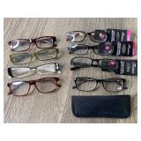 (8) Pairs Of 3.25+ Reading Glasses